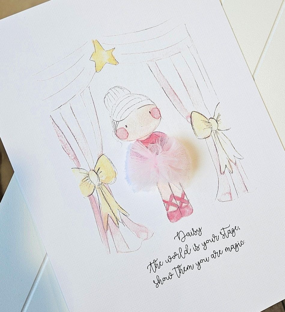 Personalised Ballerina Print