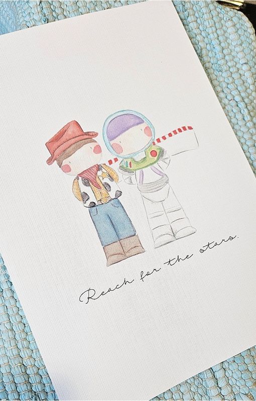 Reach for the stars print