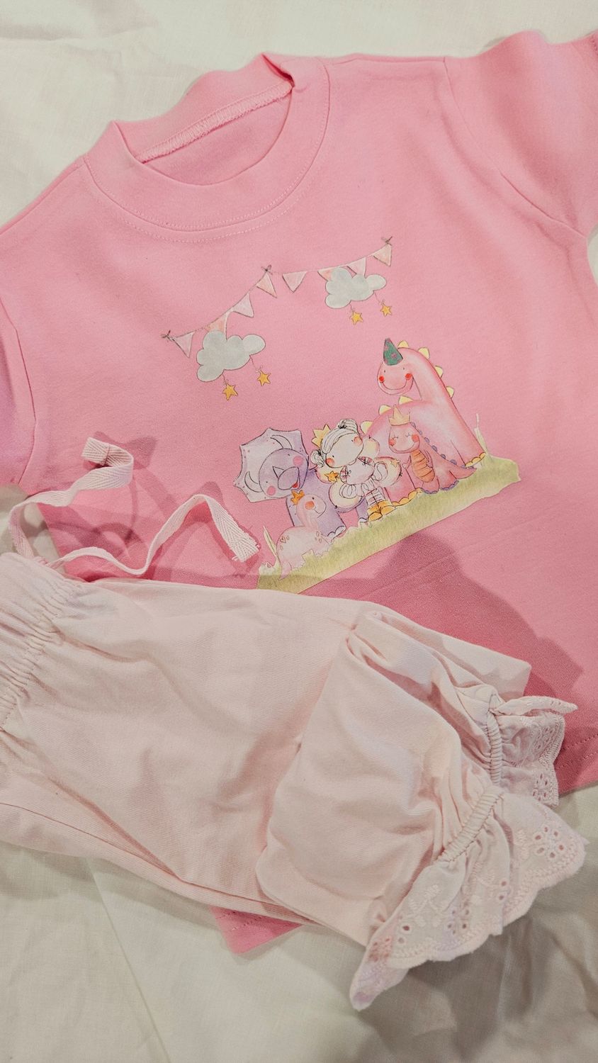 Fairy and dinosaur pyjamas 1 to 2 years