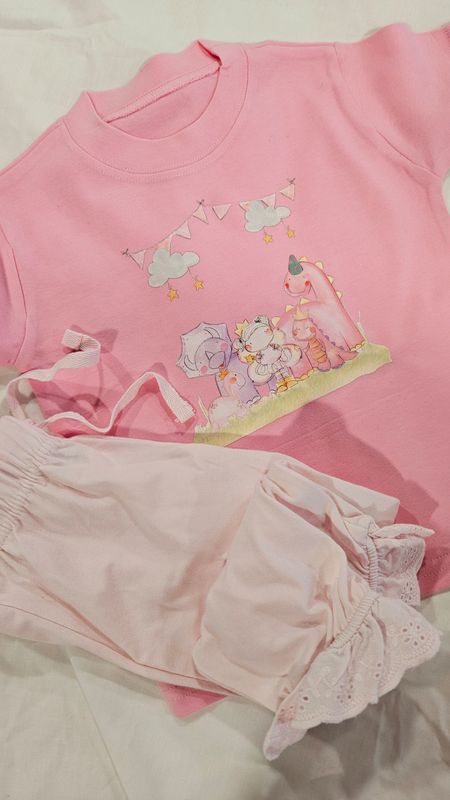 Fairy and dinosaur pyjamas 1 to 2 years