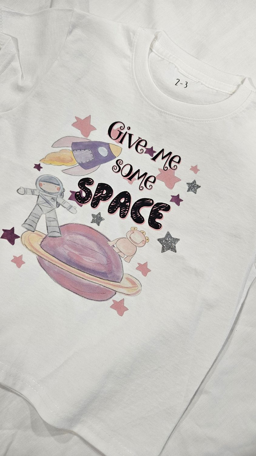 Girls give me some space tshirt 5 to 6 years Girls give me some space tshirt 5 to 6 years