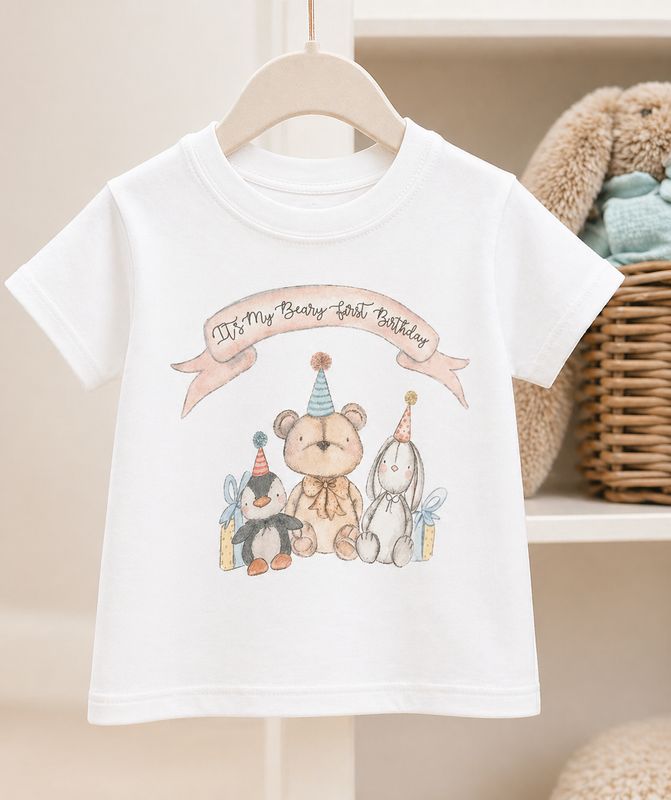 Teddy Bear Birthday T shirt