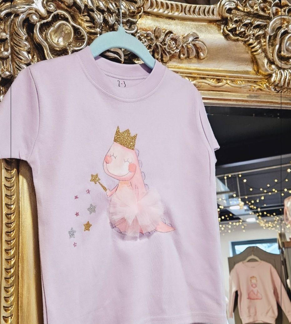 Girls Dinosaur Birthday T-Shirt