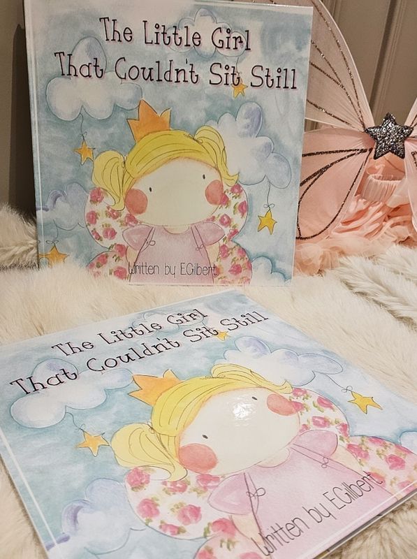 The Little Girl That Couldn't Sit Still Hardback book SLIGHTLY DAMAGED CORNER 