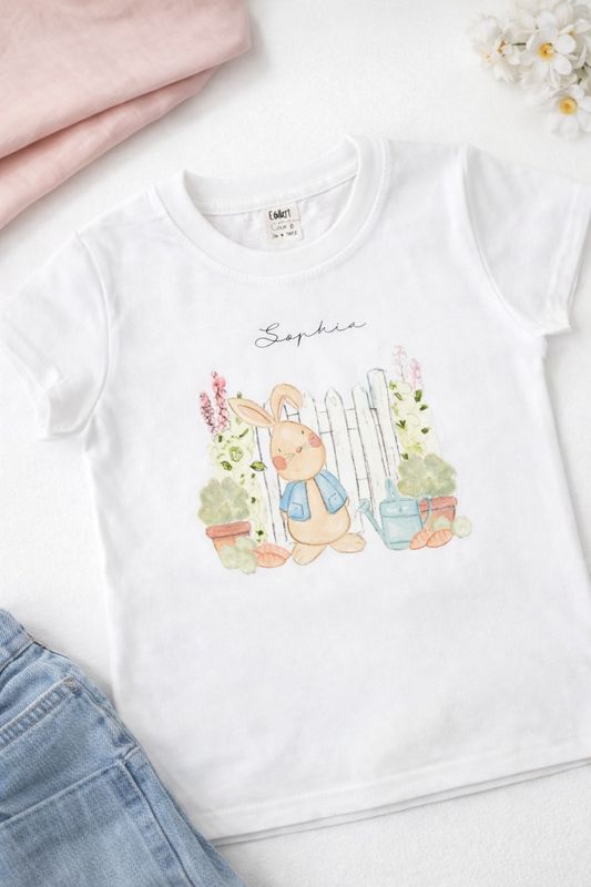 Personalised Bunny T shirt