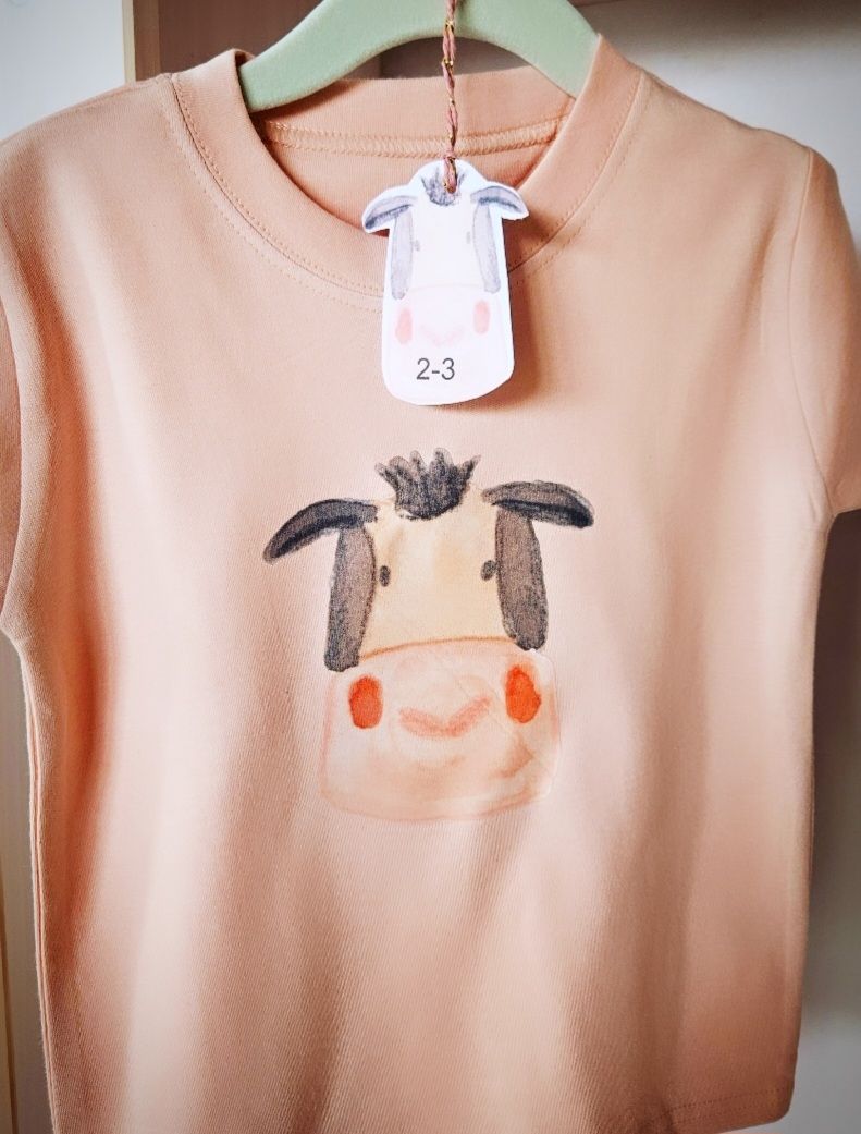 Personalised Cow Tshirt Personalised Cow Tshirt