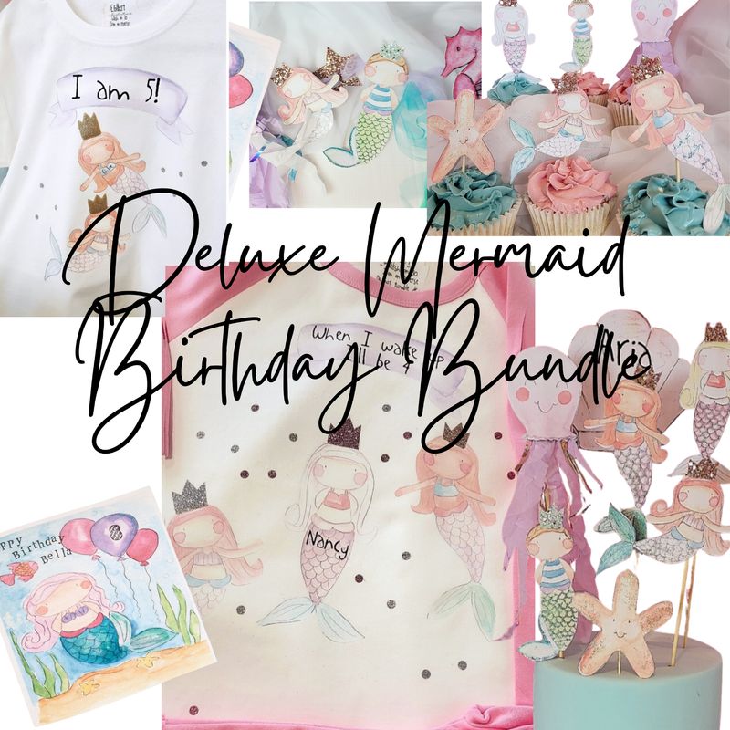 Deluxe Mermaid Birthday Bundle