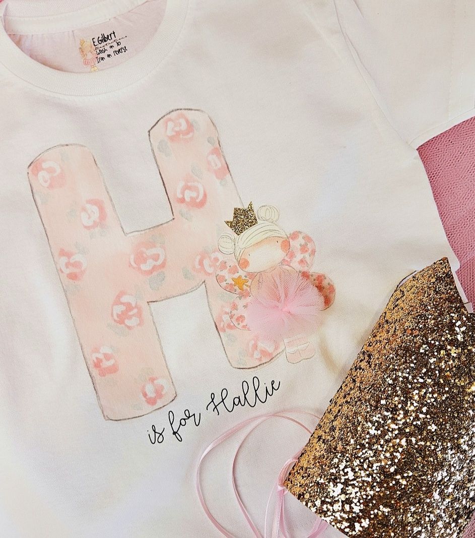 Initial Fairy Tshirt 