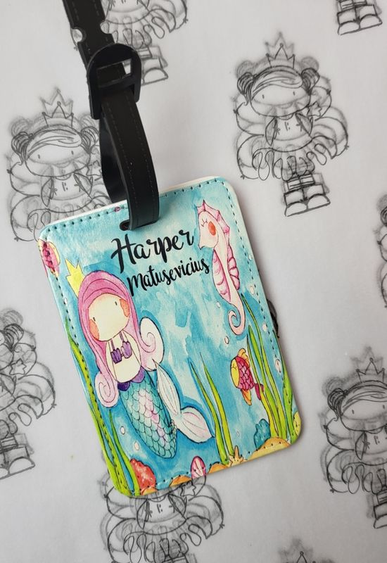 Personalised luggage tag