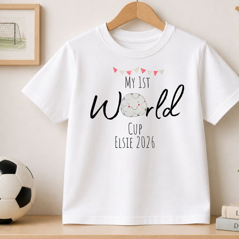 Personalised My 1st World Cup Tshirt