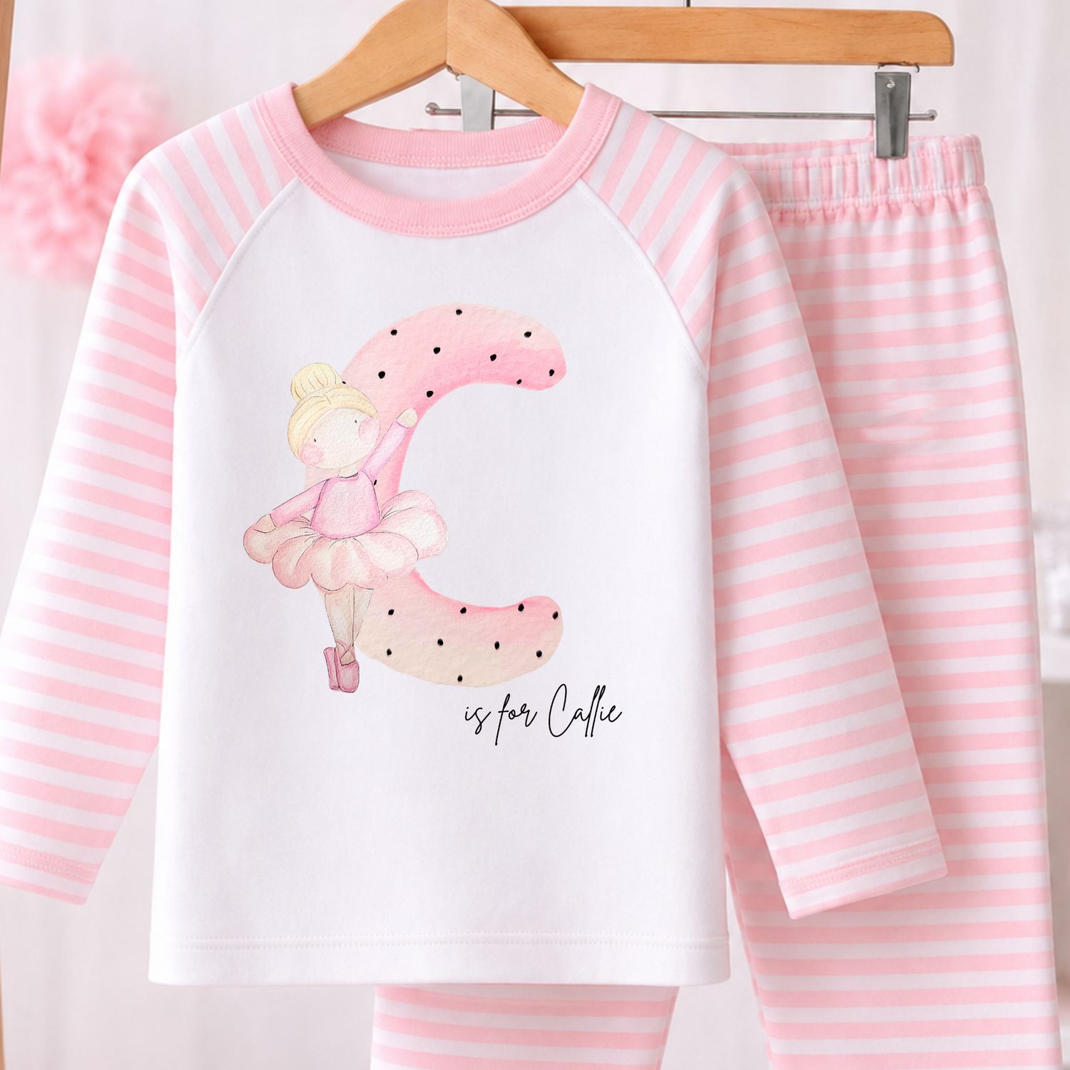 Ballerina Initial Pyjamas