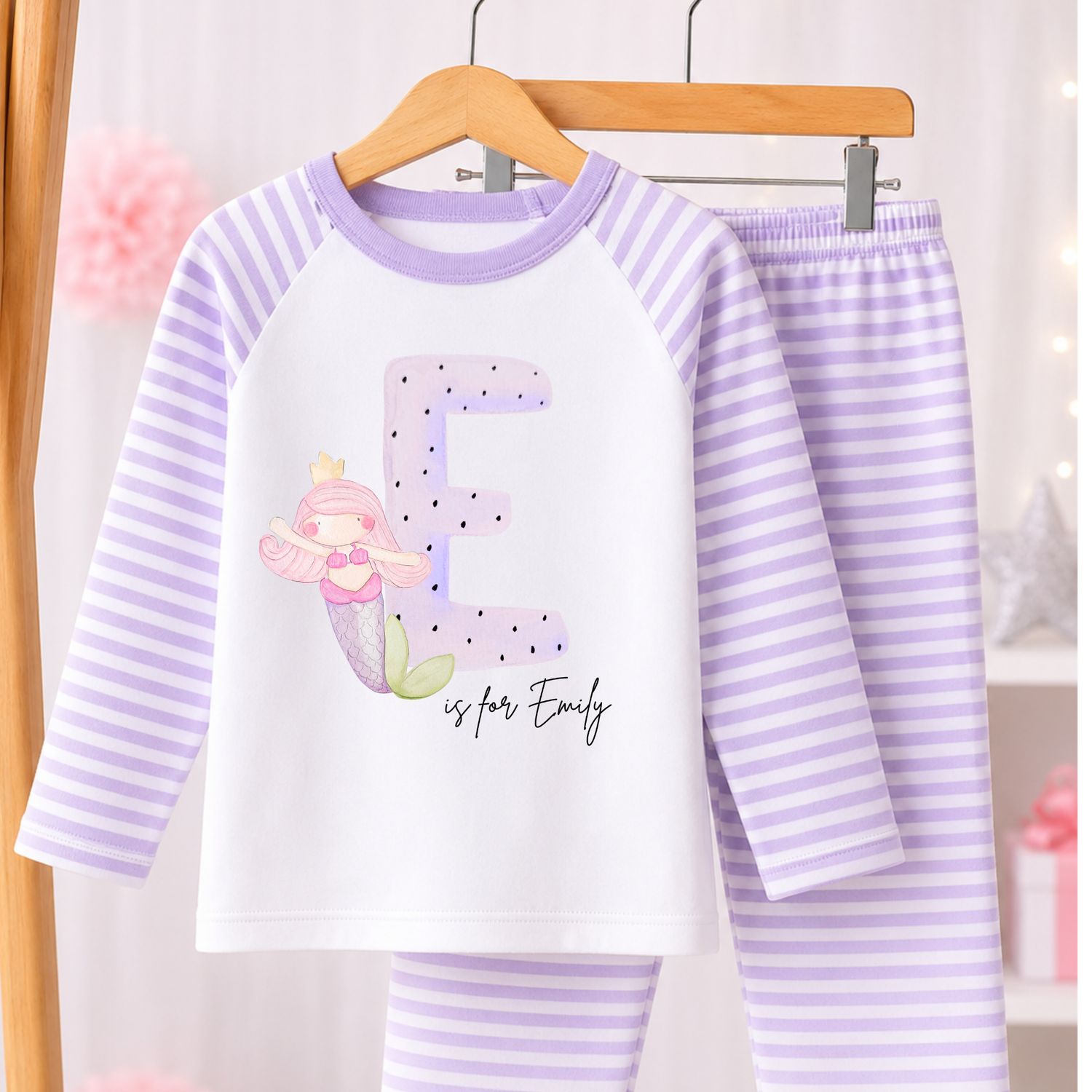 Mermaid Initial Pyjamas Mermaid Initial Pyjamas
