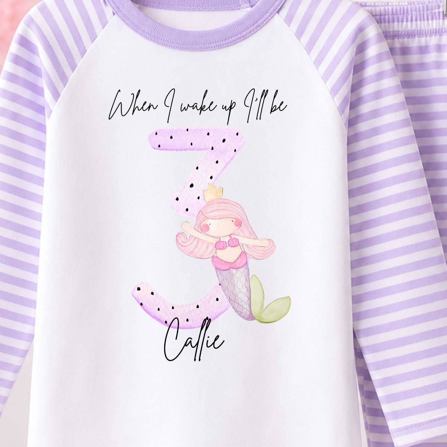 Mermaid Birthday Pyjamas