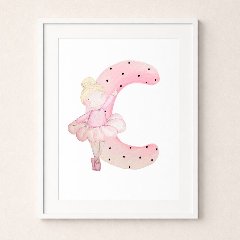 Initial Ballerina print