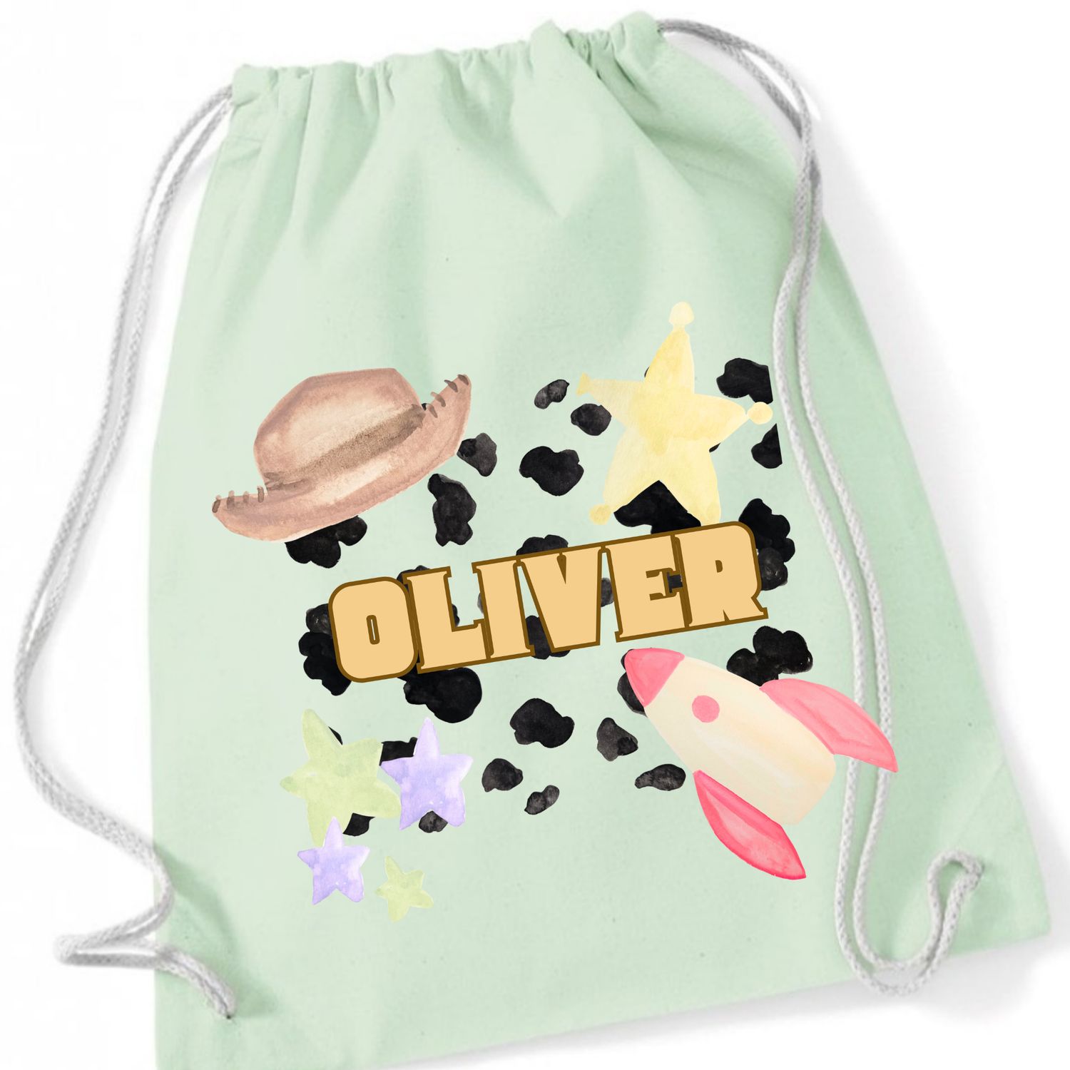 Space Cowboy Drawstring Bag Space Cowboy Drawstring Bag