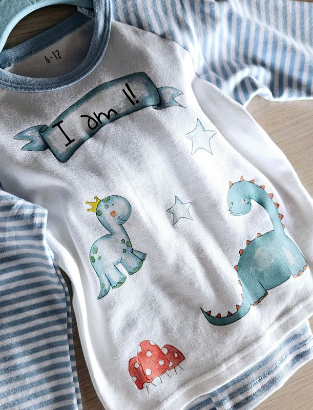 I am 1 Dinosaur pyjamas 6 to 12 months I am 1 Dinosaur pyjamas 6 to 12 months