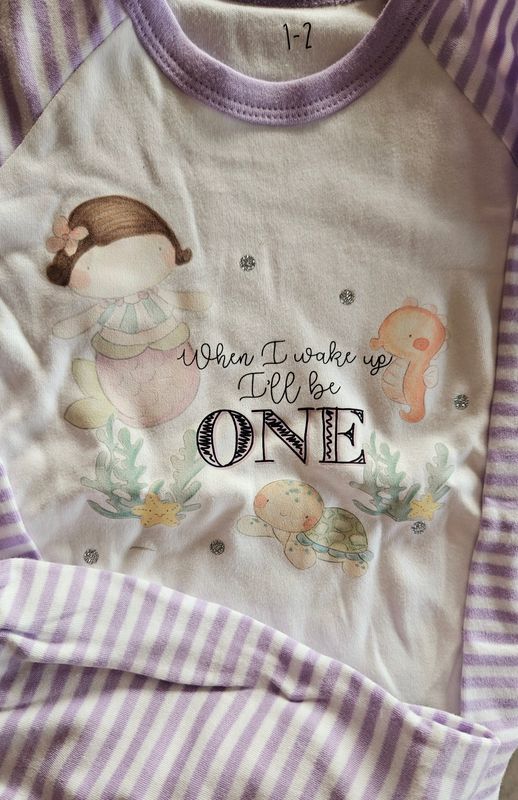 1 to 2 mermaid ill be one pjs 1 to 2 mermaid ill be one pjs
