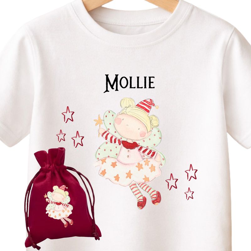 Tenner Tuesday Christmas T-shirt with pouch