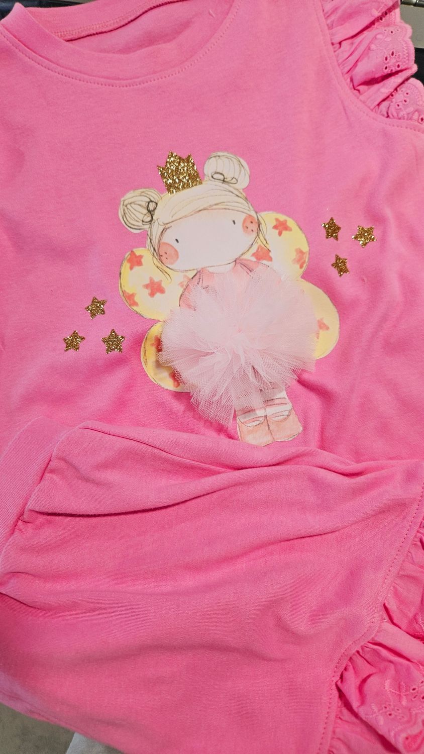 9 to 10 years fairy short and vest set