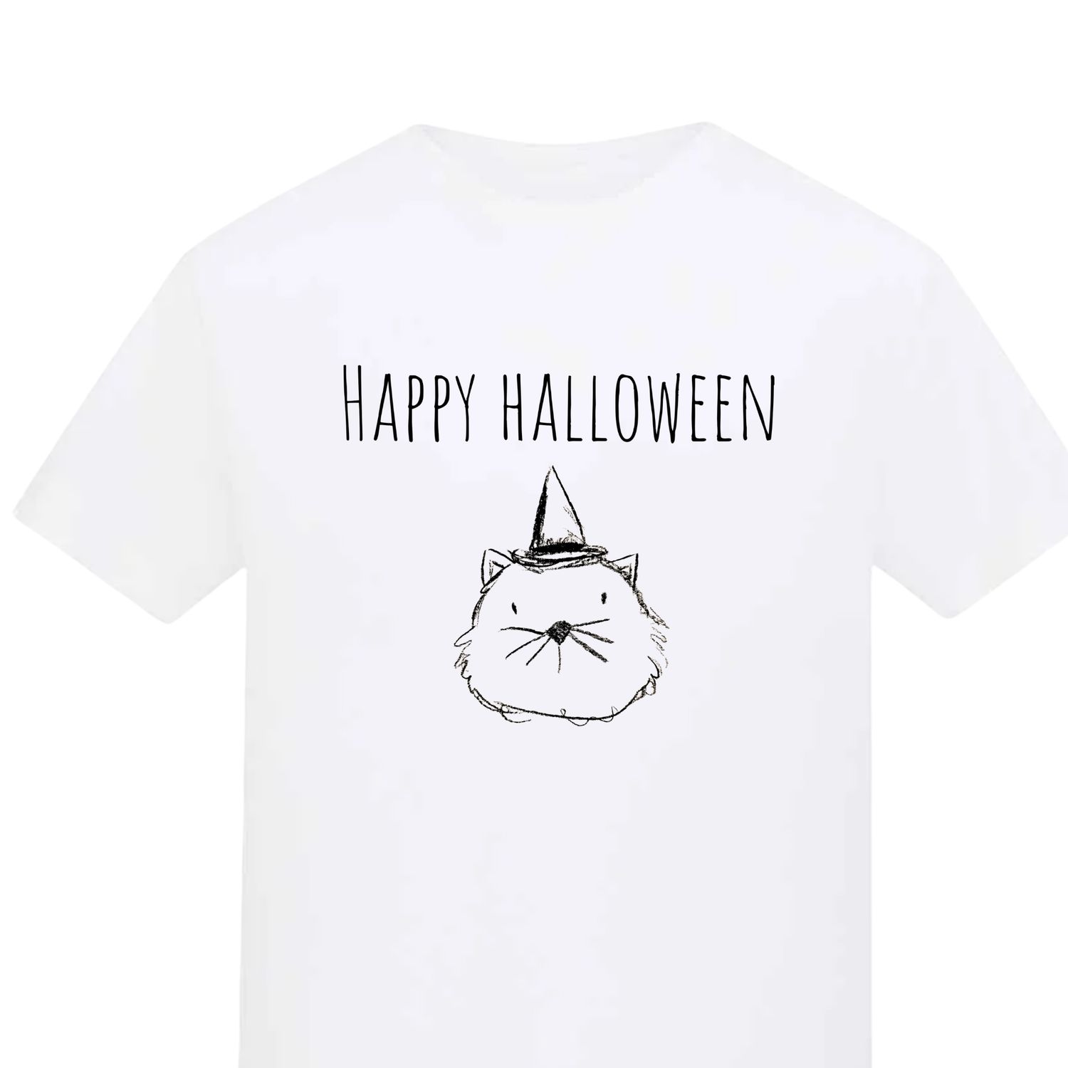 Halloween cat tshirt