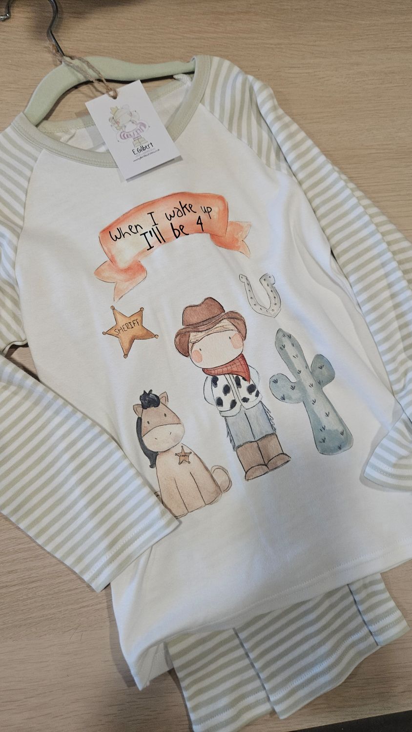 I'll be 4 cowboy pjs 4 to 5 years