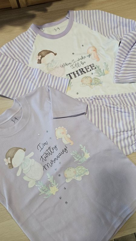 3 to 4 years mermaid bundle birthday pjs and tshirt 3 to 4 years mermaid bundle birthday pjs and tshirt