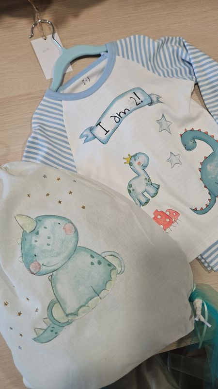 2 to 3 years dinosaur birthday pjs and bag 2 to 3 years dinosaur birthday pjs and bag