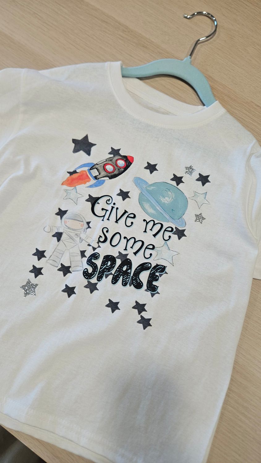 Space 5 to 6 years tshirt