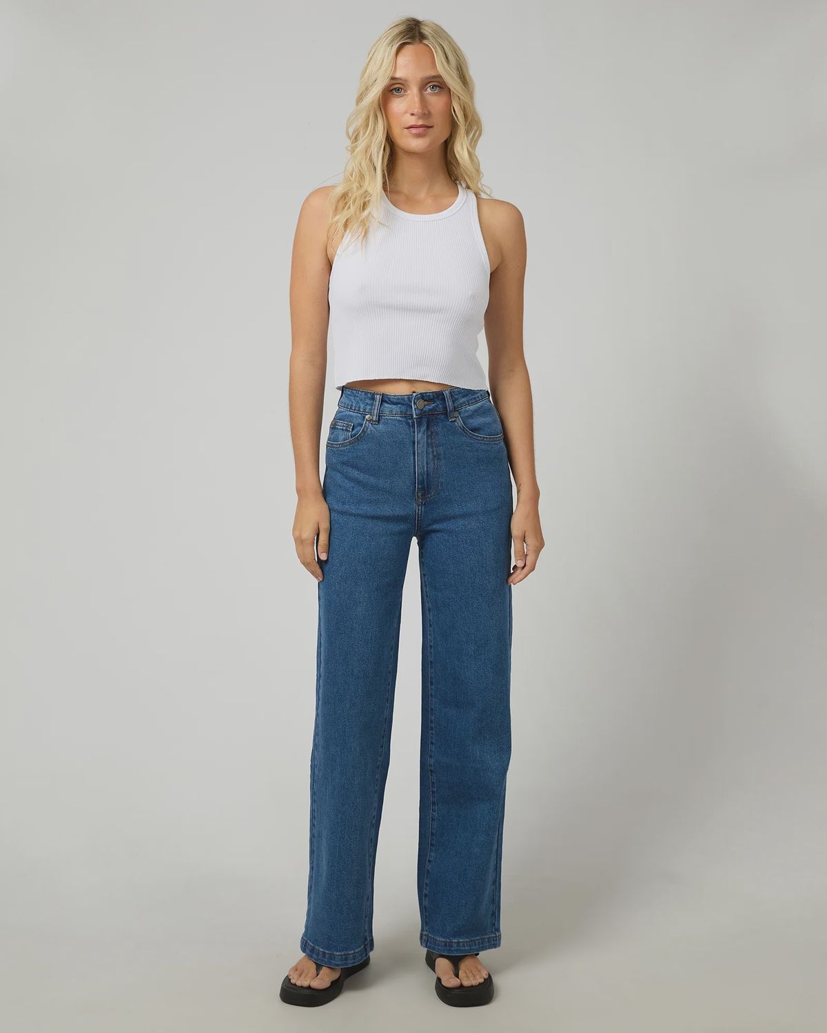 Jacqui Wide Leg - Heritage Blue, Colour: Heritage Blue, Size: 8
