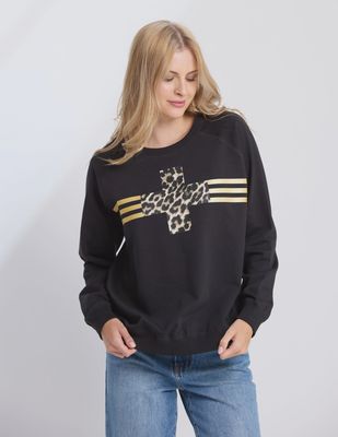 Classic Sweat Black Star Crossed