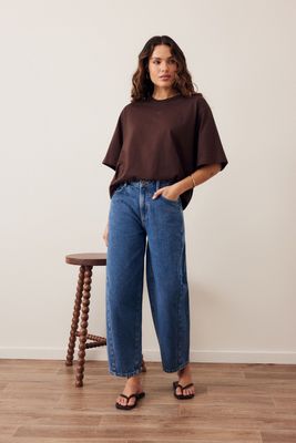 Leah Tapered Barrel Jean