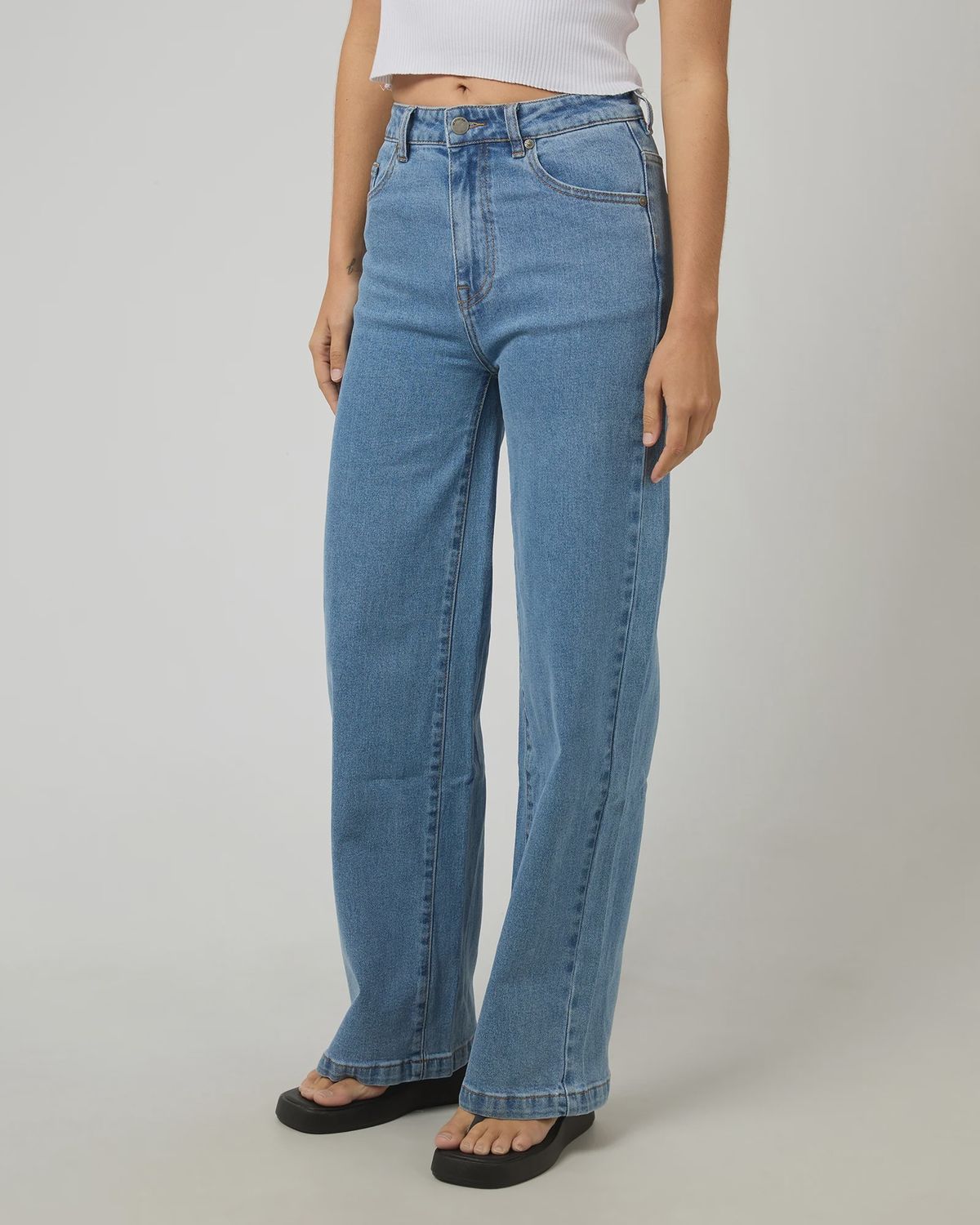 Jacqui Wide Leg - Light Blue, Colour: Light Blue, Size: 6