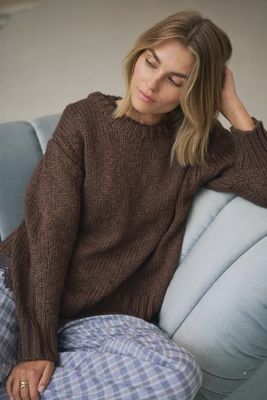 Sage Chunky Knit Crew