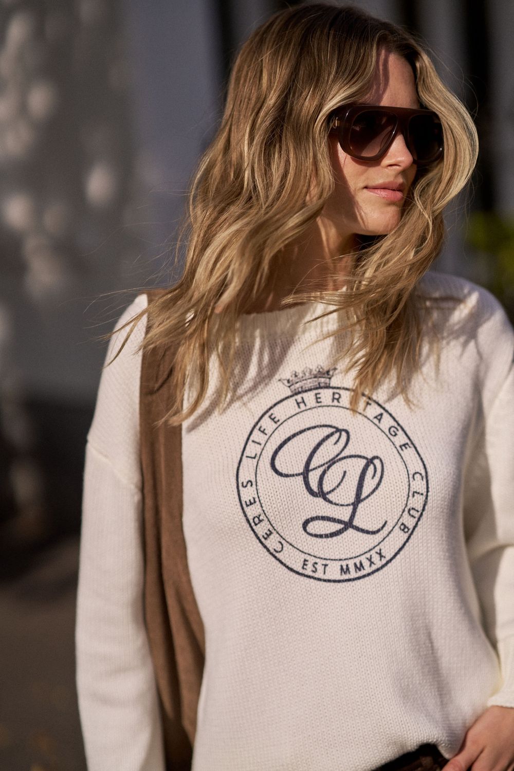 Hayden Oversized Knitted Crew