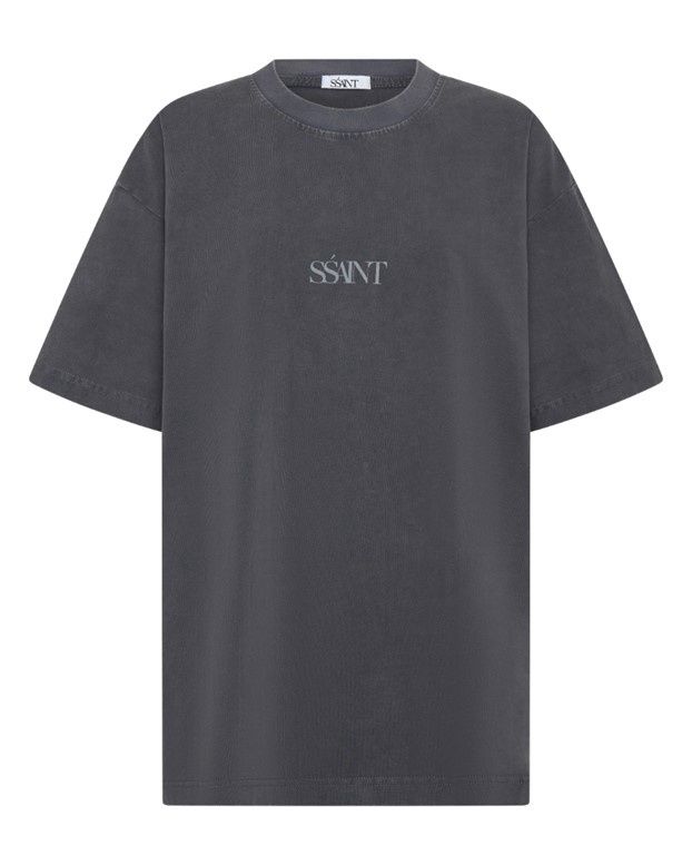 Acid Wash Grey No Vacancy Tee, Colour: Charcoal Acid Wash, Size: O/S