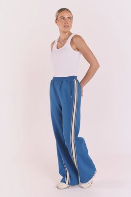 Noah Wide Pant - Blue Twist