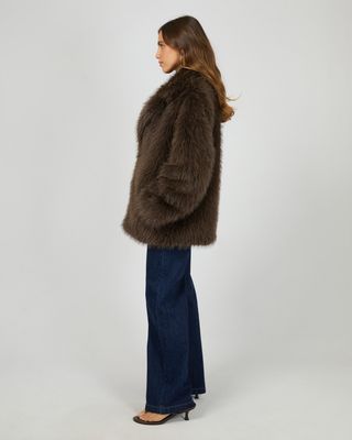 Brandy Fur Coat
