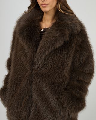 Brandy Fur Coat