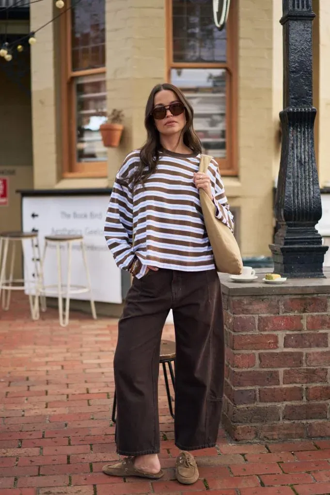 Beau Long Sleeve Slouchy Tee
