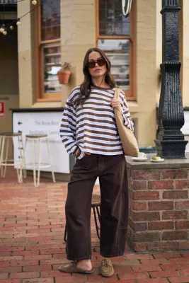 Beau Long Sleeve Slouchy Tee