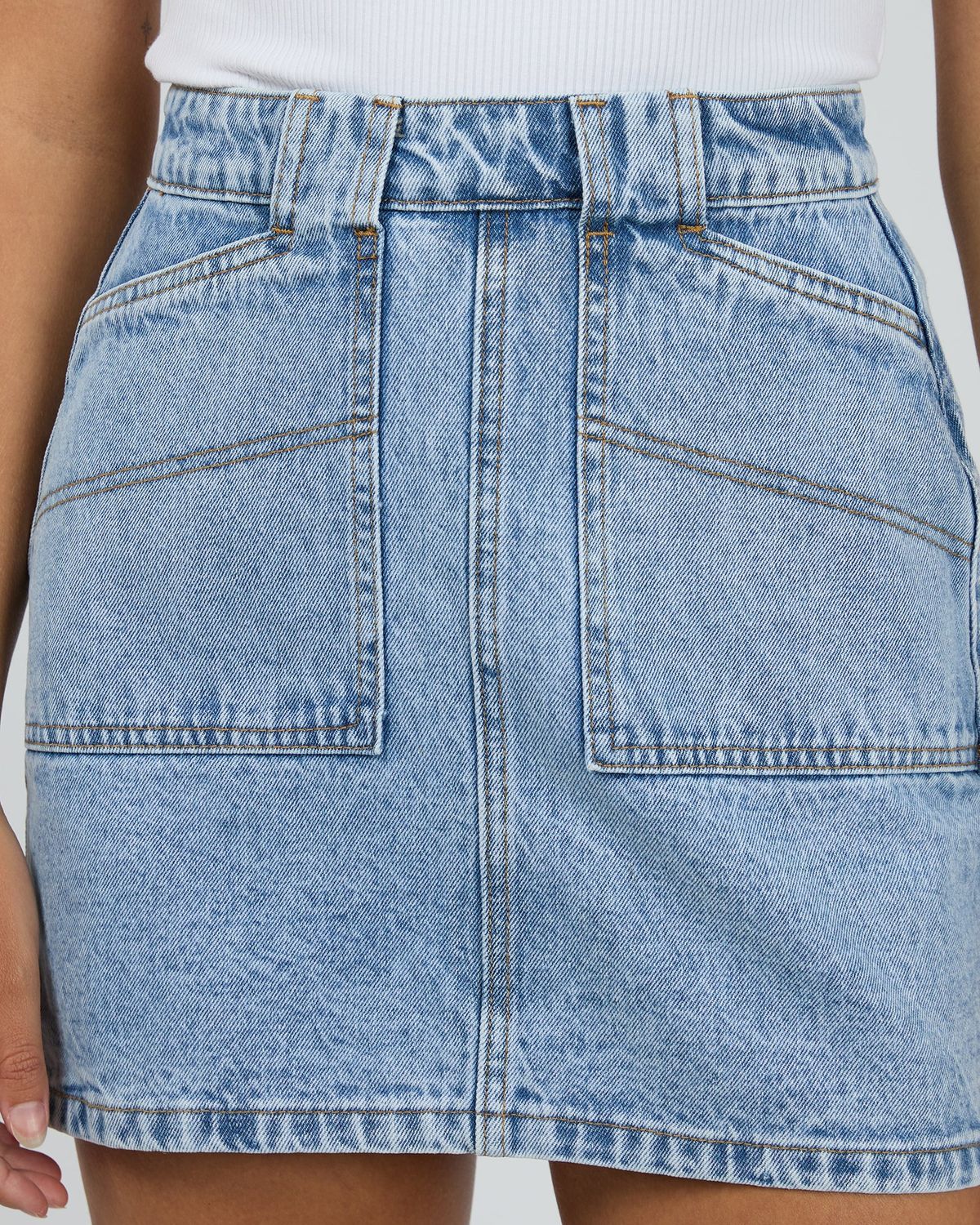 Becca Skirt - Light Blue, Colour: Light Blue, Size: 6