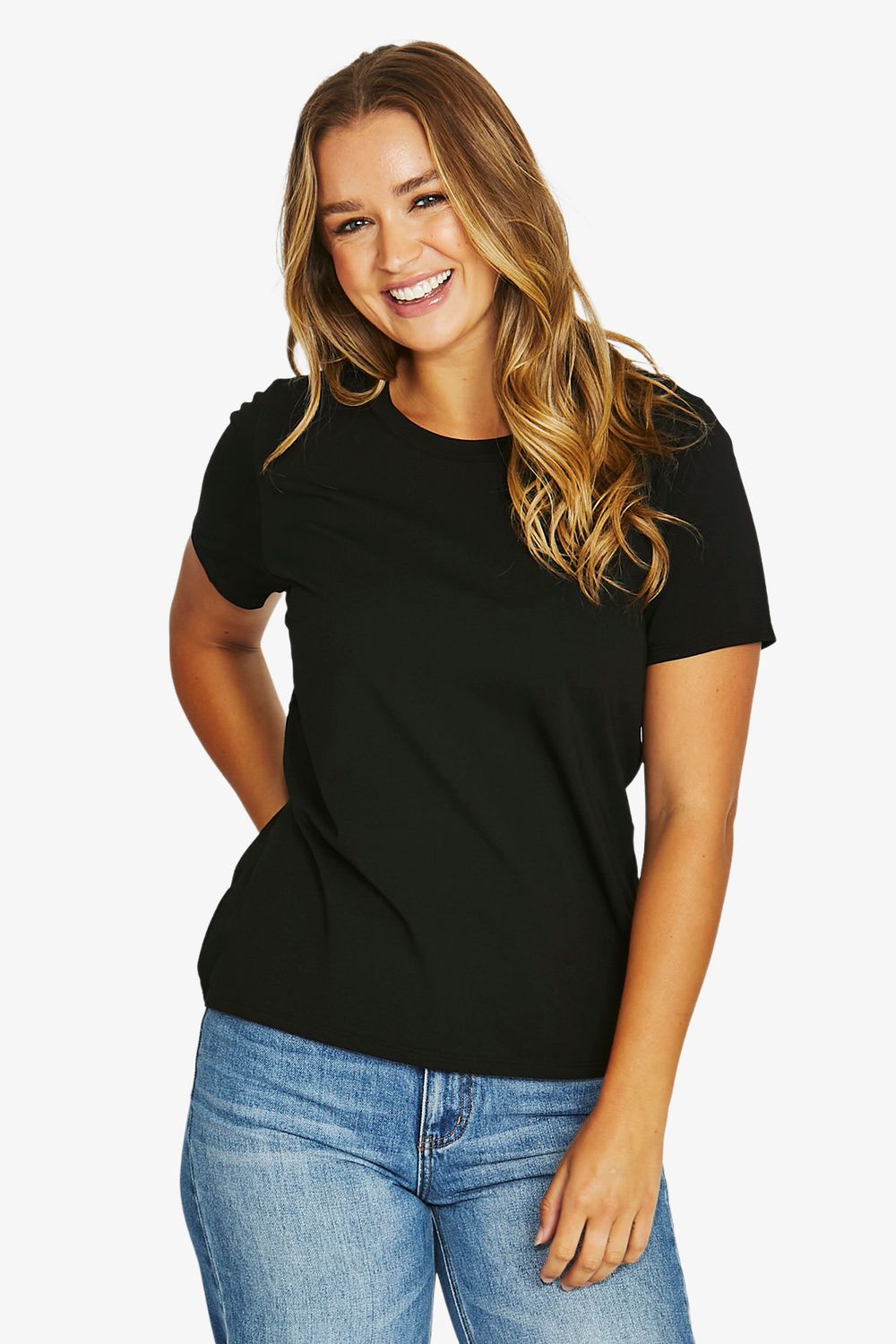CORE S/S TEE, Colour: BLACK, Size: XS