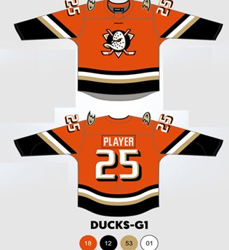 JR DUCKS JERSEY ORANGE