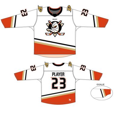 JR DUCKS WHITE JERSEY S26