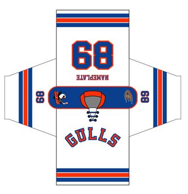 JR GULLS AA WHITE JERSEY S26