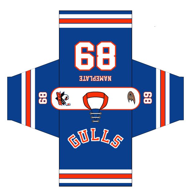 JR GULLS AA BLUE JERSEY S26