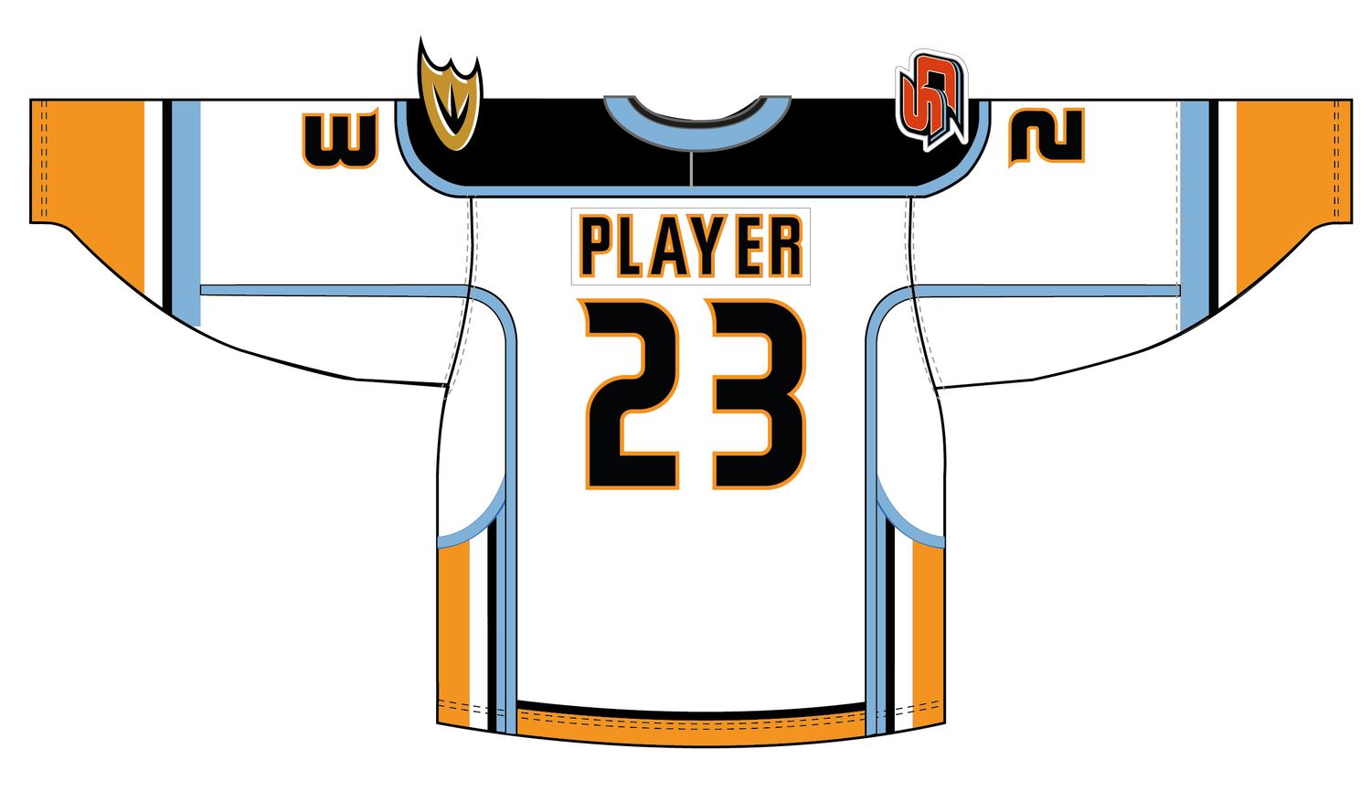 JR GULLS WHITE JERSEY