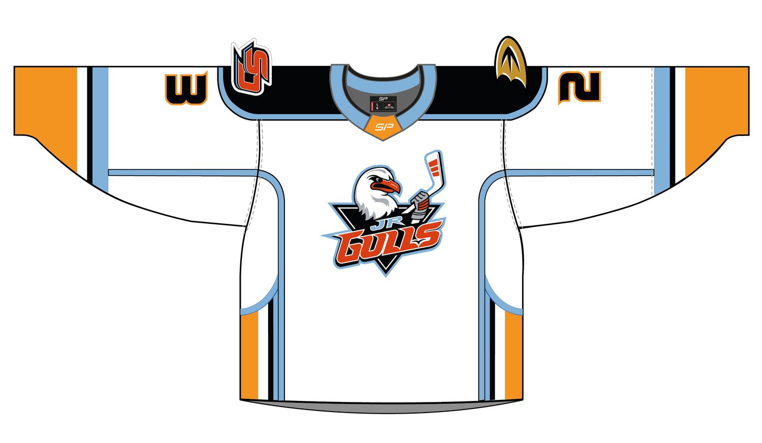 JR GULLS WHITE JERSEY