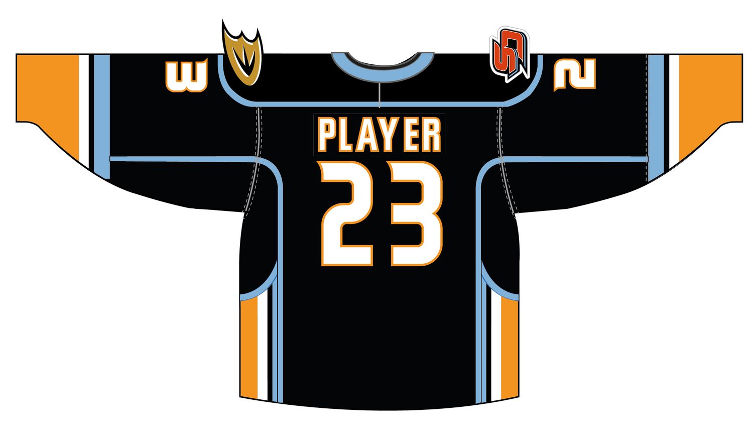 JR GULLS BLACK JERSEY
