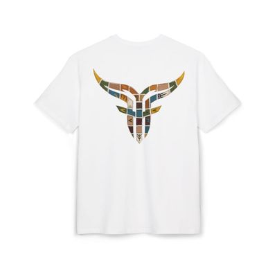 Bulls and Flowers Vintage Mosaic Bulls and Flowers Graphic Tee